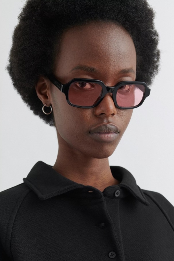 アクセル アリガト ブラック ピンク ノヴァ サングラス