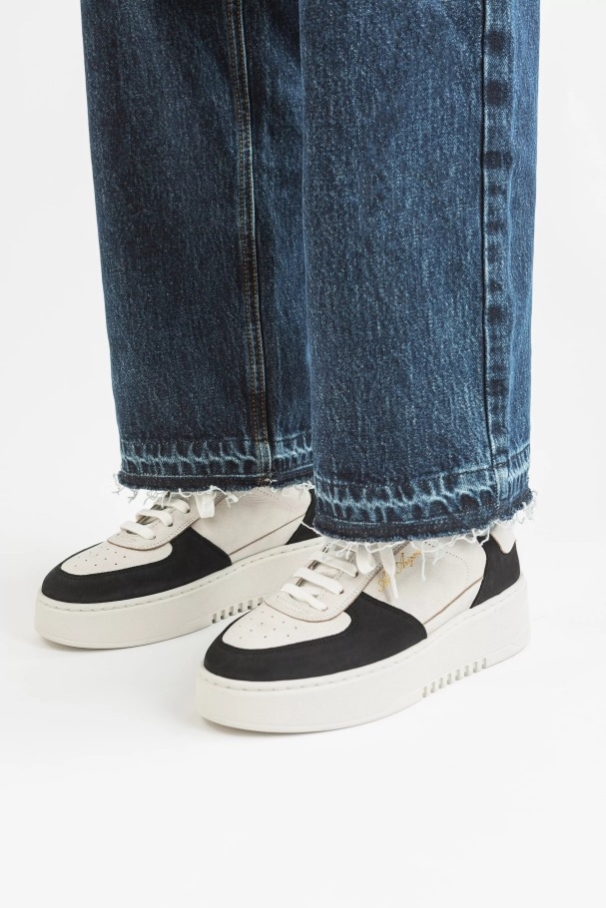 アクセル アリガト オービット スニーカー ホワイト ブラック