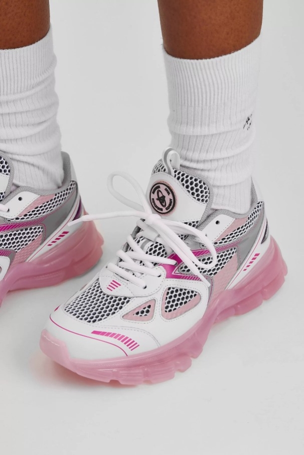 アクセルありがとうマラソンランナー ホワイトピンク