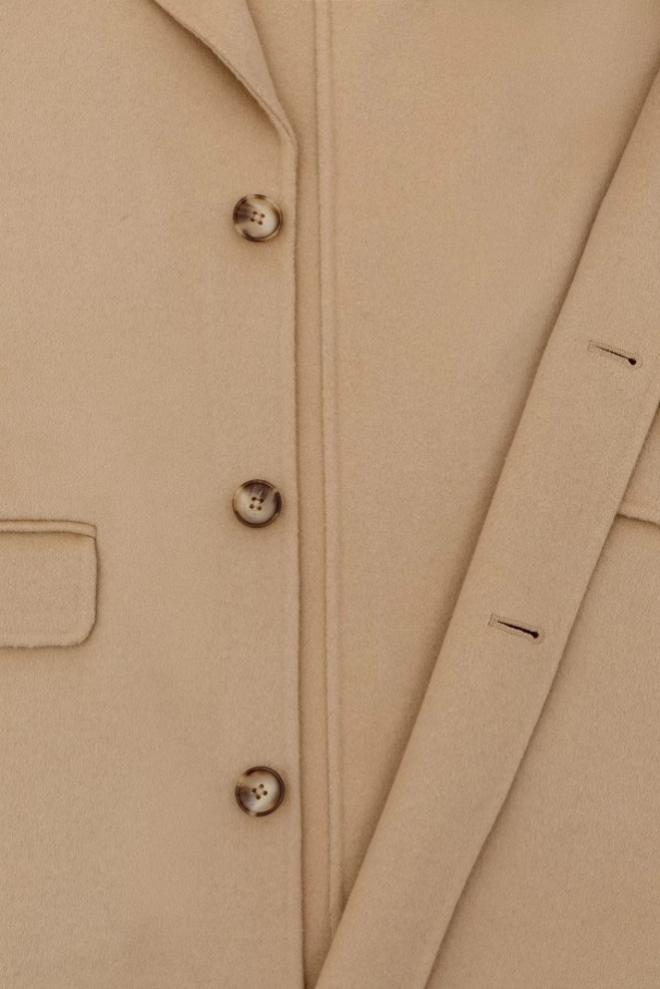 アクセル アリガト ベージュ フィクション ウール コート