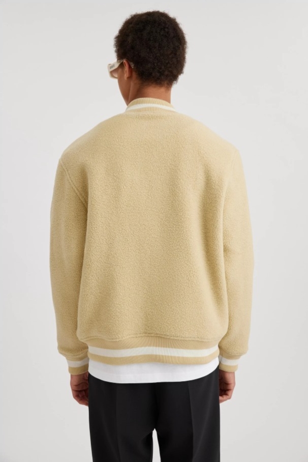 オフコート ボンバー ペール ベージュ アクセル アリガト