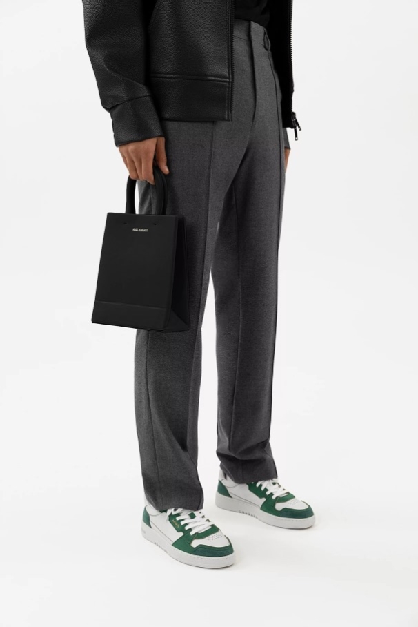 ショッピングバッグ ミニ ブラック アクセル アリガト