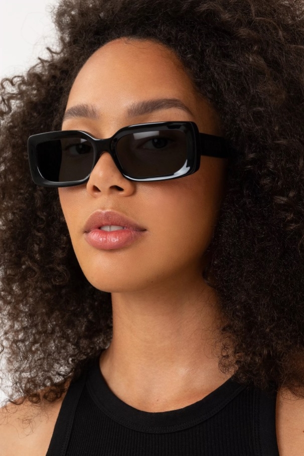 アクセル アリガト ジャパン アリーナ 長方形 サングラス ブラック