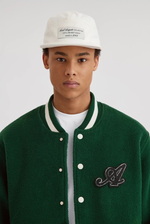 アクセル アリガト カレッジ グリーン オフコート ボンバー