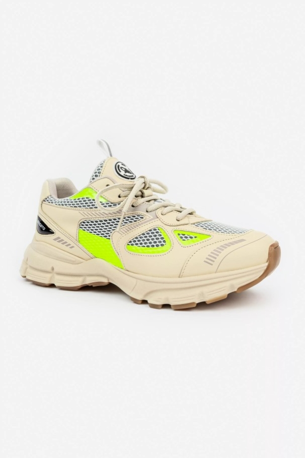 アクセルありがとうマラソンランナーイエローネオン