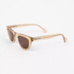 Alton D-frame サングラス トランスペアレント サンド ベージュ ブラウン アクセル アリガト