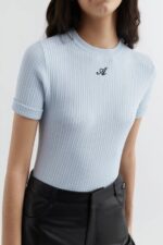 Axel Arigato オナーニットTシャツ ライトブルー - 画像 (5)