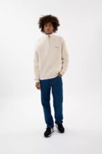Axel Arigato Focus ハーフジップスウェットシャツ ペールベージュ - 画像 (4)