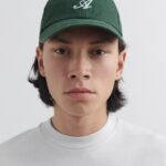 アクセル アリガト ウォッシュド グリーン ウォッシュド シグネチャー キャップ