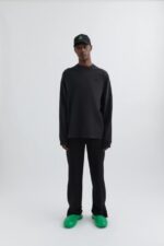 アクセル アリガト ステープル ロングスリーブ Tシャツ ブラック - 画像 (3)