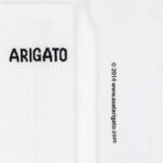 アクセル アリガト ホワイト Arigato ロゴ チューブ ソックス