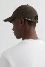 ウォッシュド シグネチャー キャップ ウォッシュド ブラウン アクセル アリガト - 画像 (2)