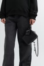 キュービック レザー ポーチ ブラック アクセル アリガト