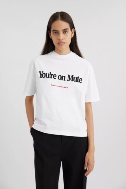 ミュートTシャツ 白アクセル ありがとう
