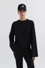 地元の長袖Tシャツ 黒アクセル ありがとう