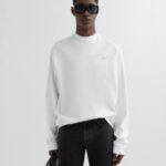 定番の長袖tシャツ 白アクセル ありがとう