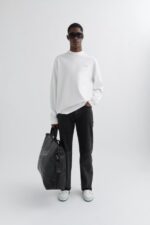 定番の長袖tシャツ 白アクセル ありがとう - 画像 (3)