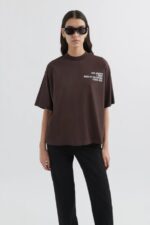 時代Tシャツアクセルありがとうダークブラウン