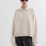 Sunday Polo スウェットシャツ ペール ベージュ アクセル アリガト